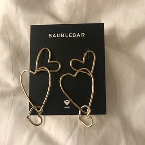 Gold Heart Earrings